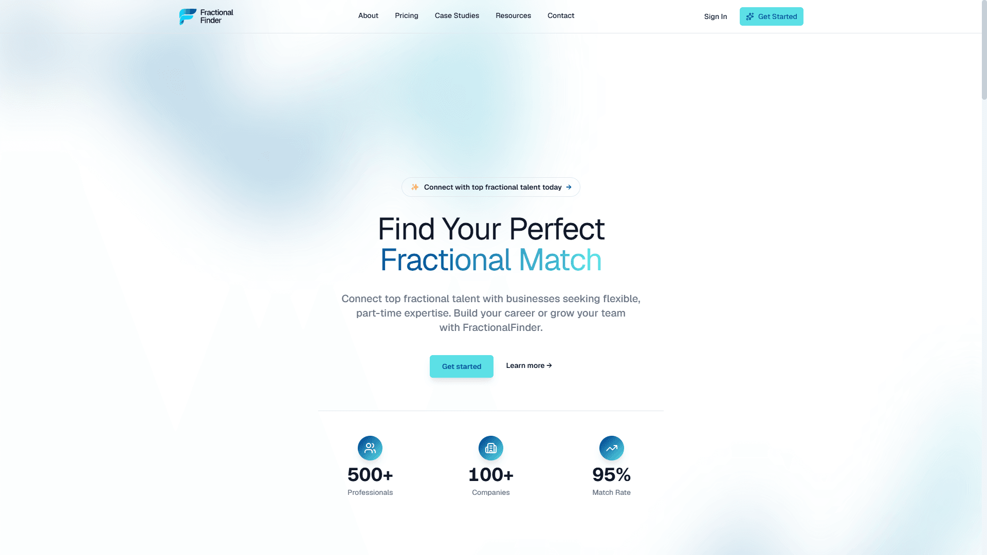 FractionalFinder mobile view built by Boostkit