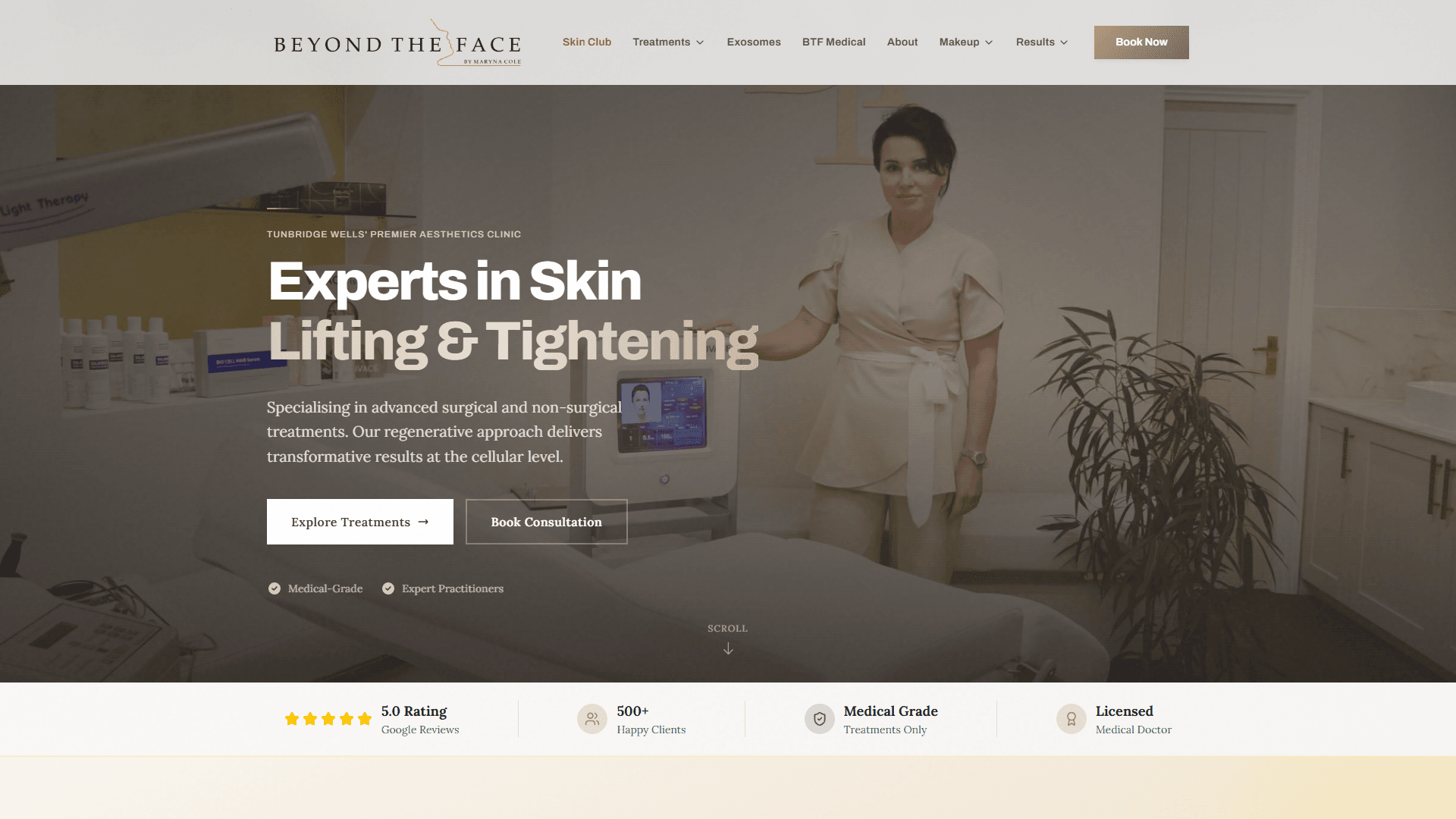 Beyond The Face Aesthetics Platform