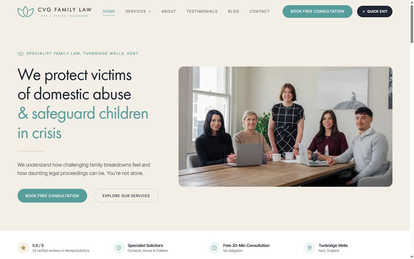CVG Family Law Website