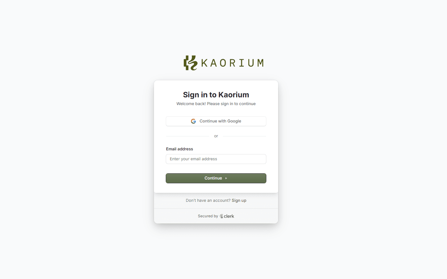 Kaorium AI Fragrance Platform