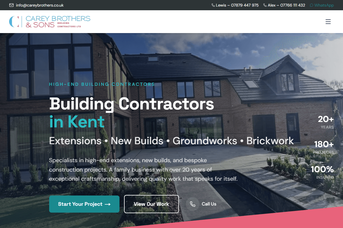 Carey Brothers & Sons website